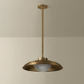 Patina Brass Bowl Pendant Light view 1