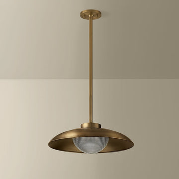 Patina Brass Bowl Pendant Light view 1