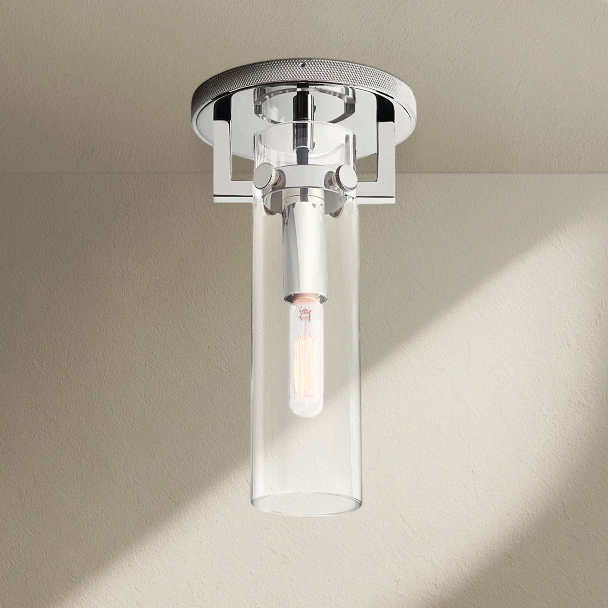 MACFZ Glass Cylinder Flushmount