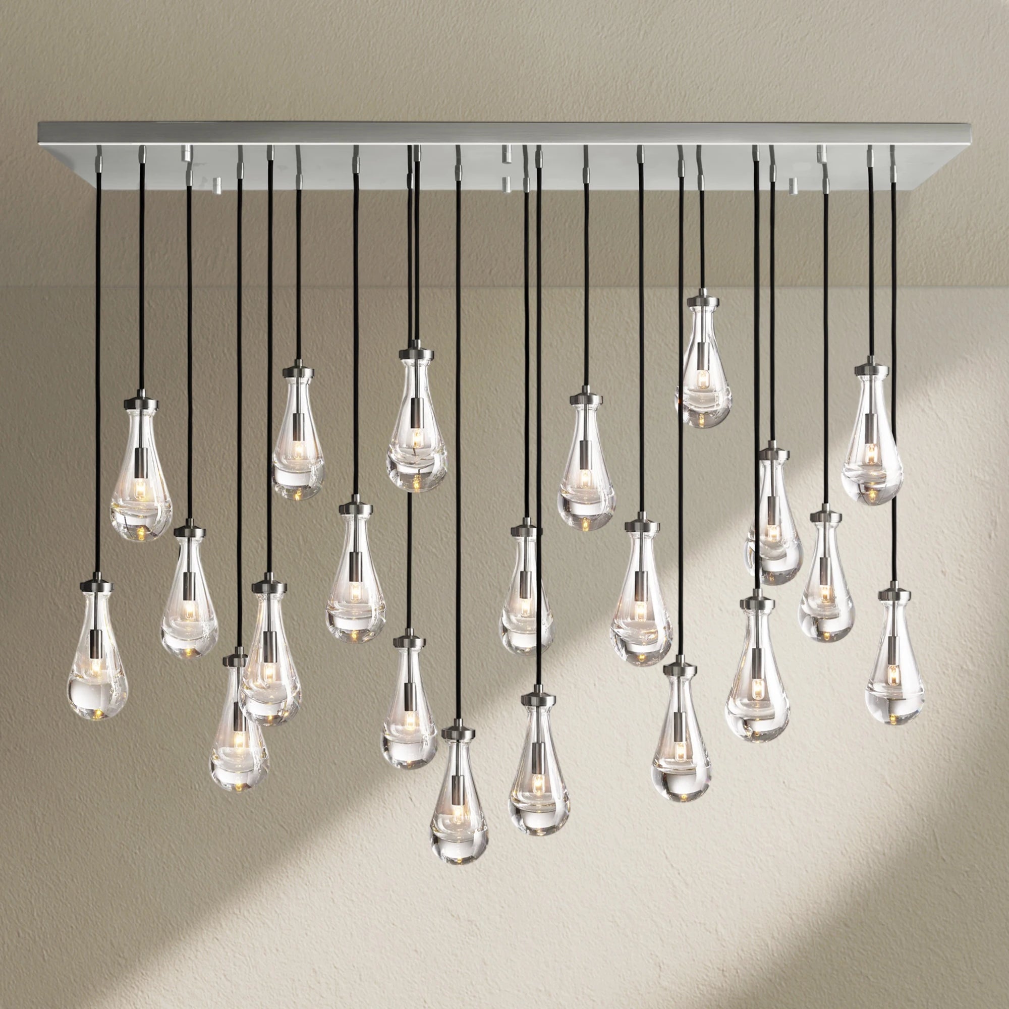RAFZ Glass Linear Chandelier 72"