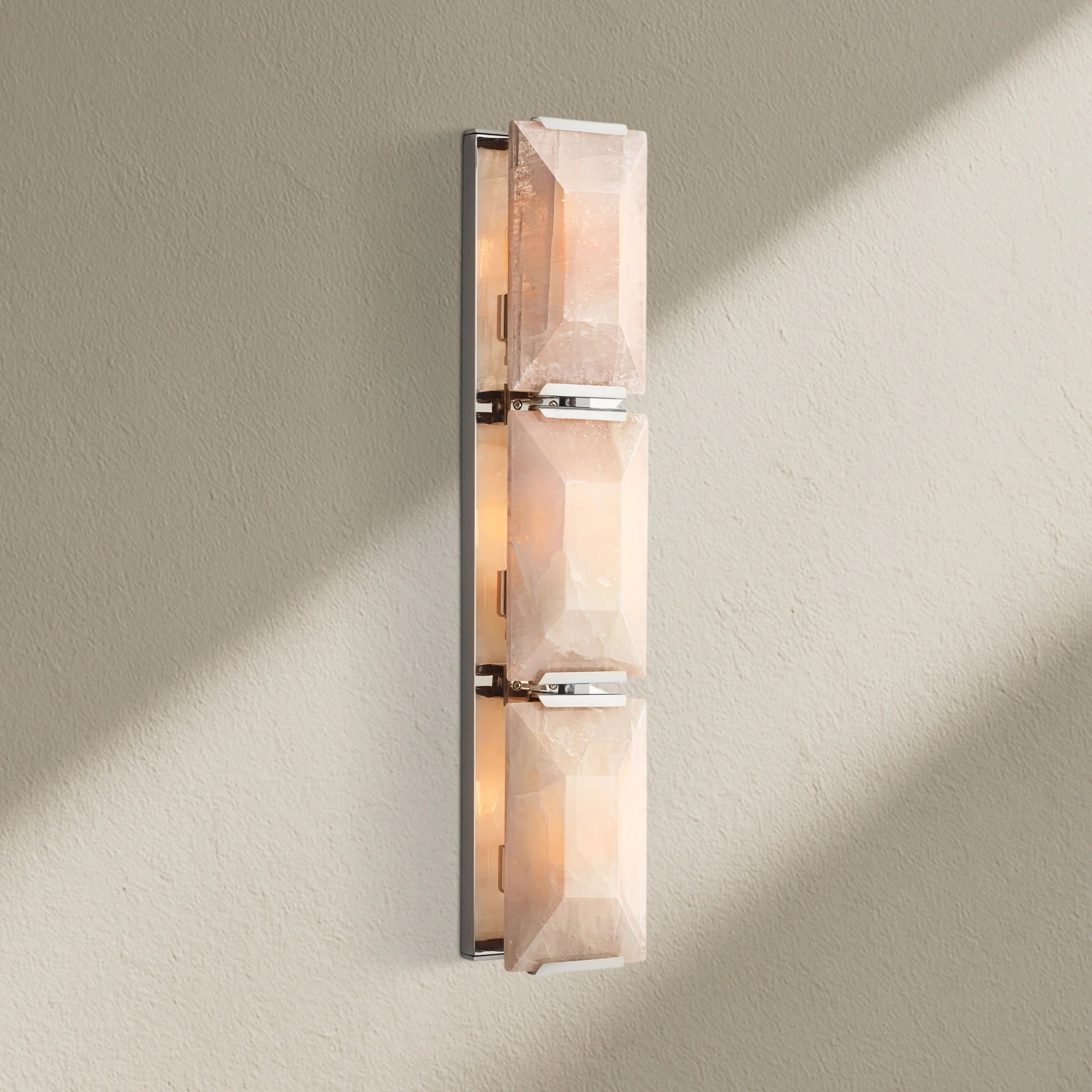 Harfz Calcite Triple Wall Sconce