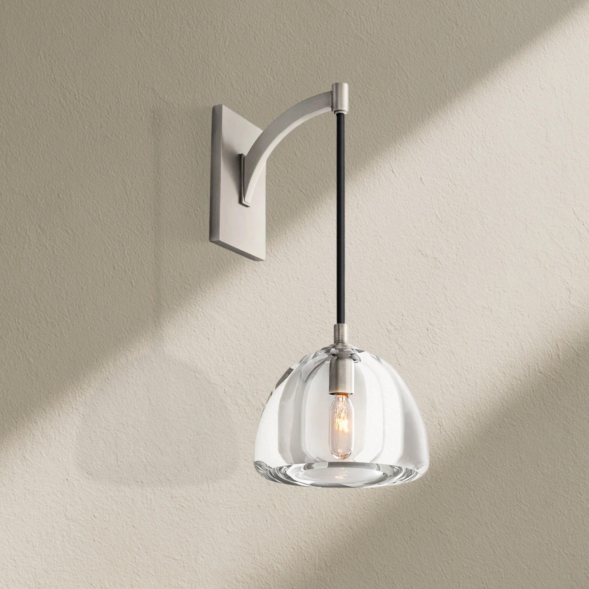 hemfz Modern Glass Wall Sconce