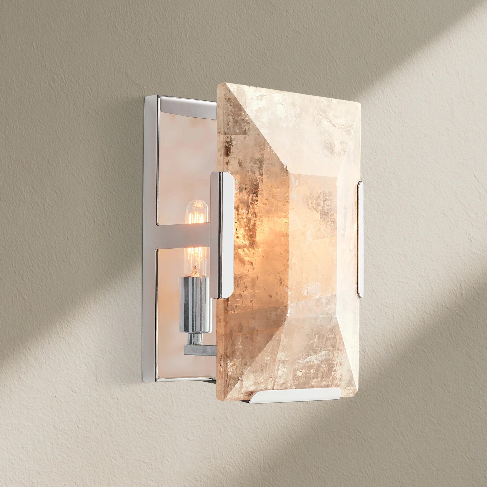 Harfz Calcite Short Wall Sconce