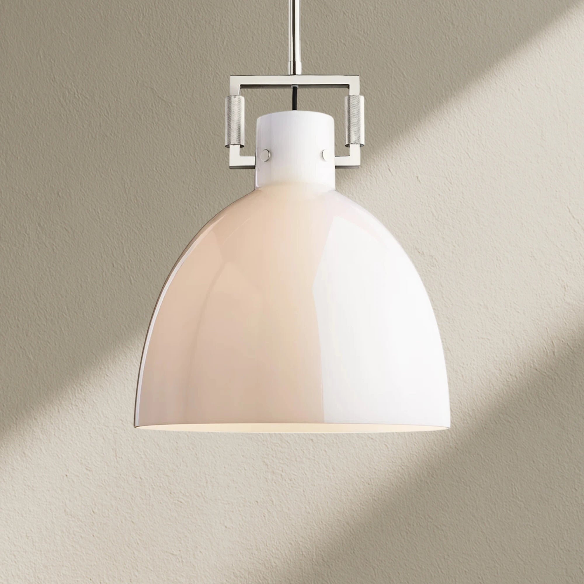 MACFZ Milk Glass Cloche Pendant 10"14"18"