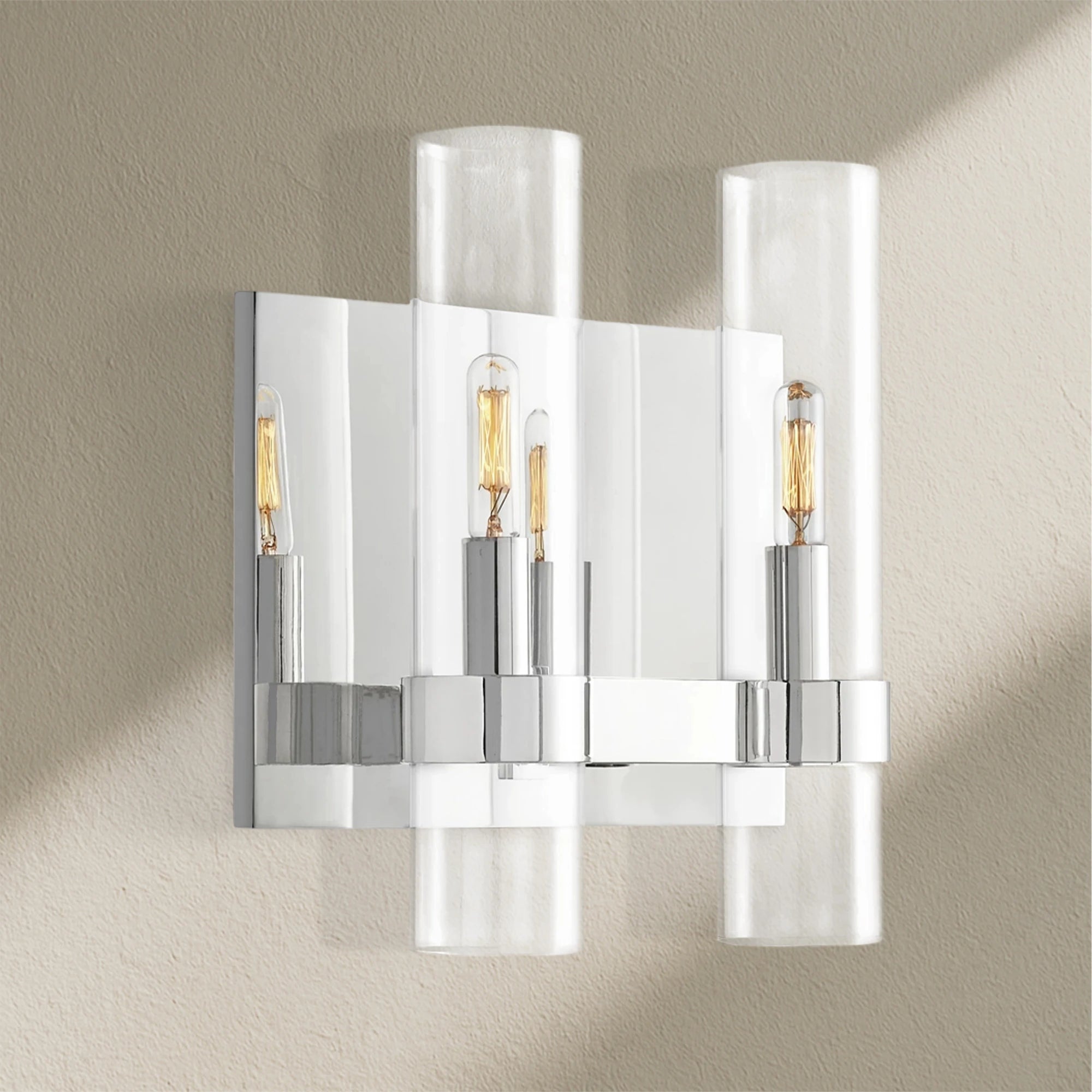 Lavefz Glass Double Wall Sconce