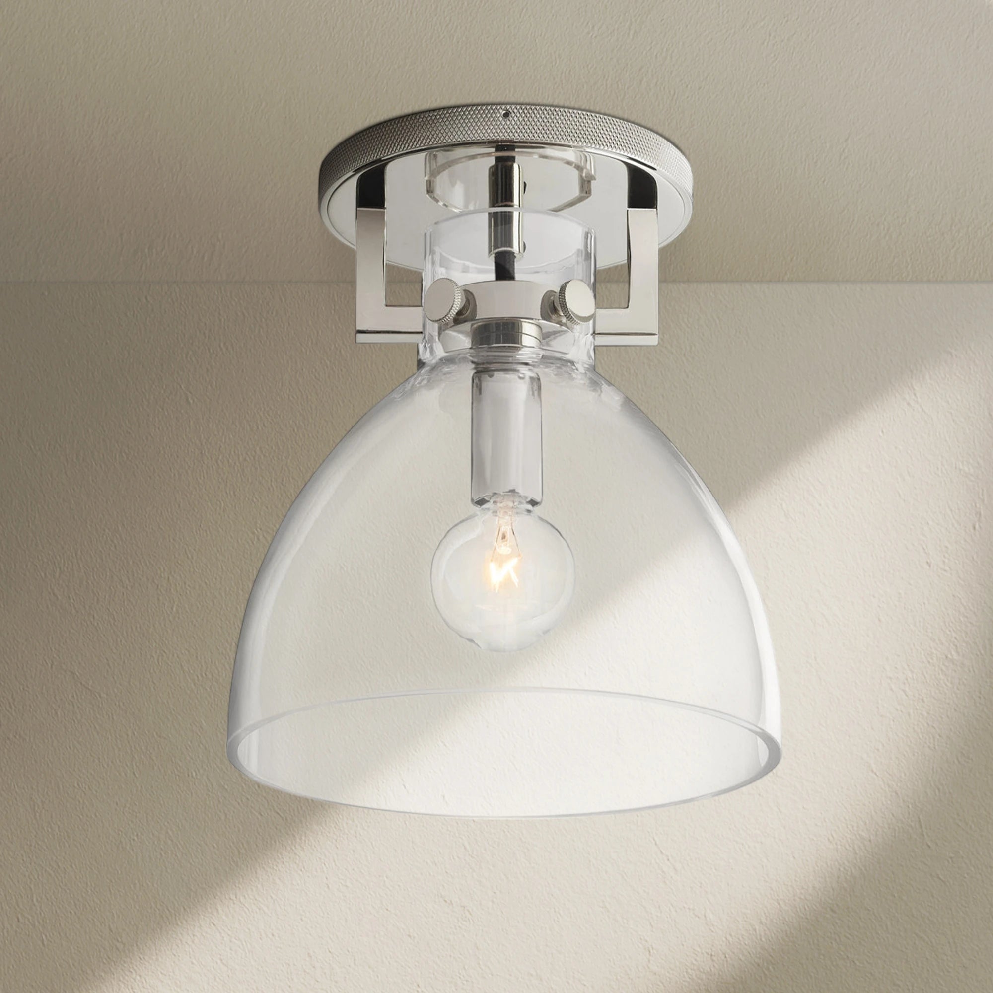 MACFZ Glass Cloche Flushmount