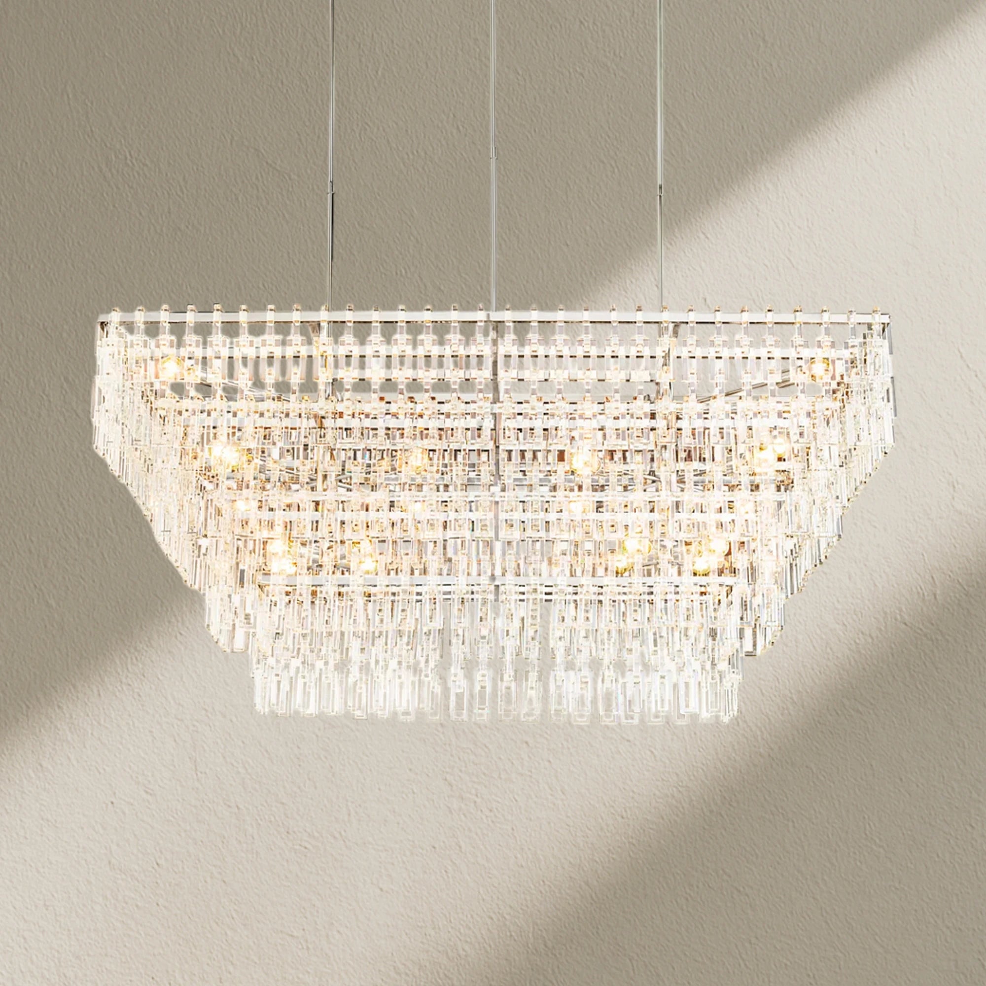 Marifz Multi-Tier Rectangular Chandelier 60" 72"
