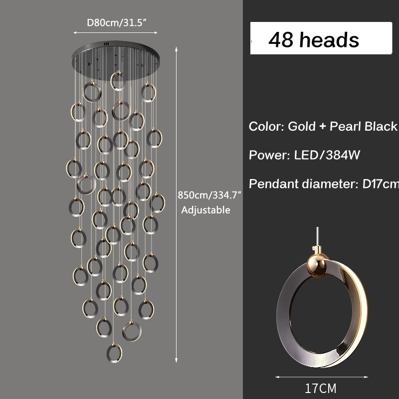 Joyfuzzy Nordic LED Ceiling Chandelier