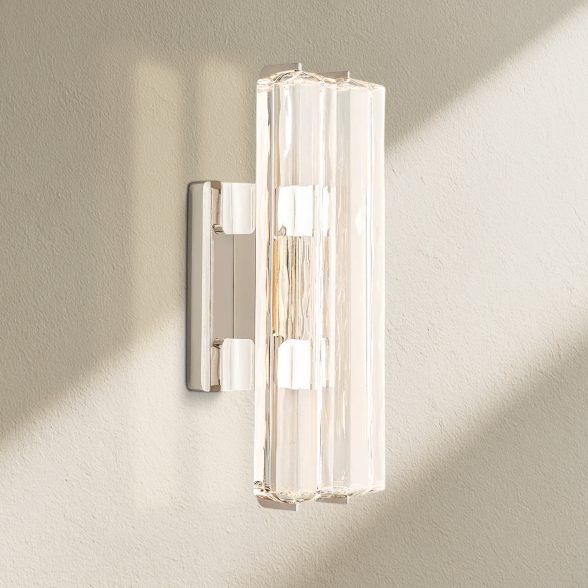 Aufz Crystal Double Sconce