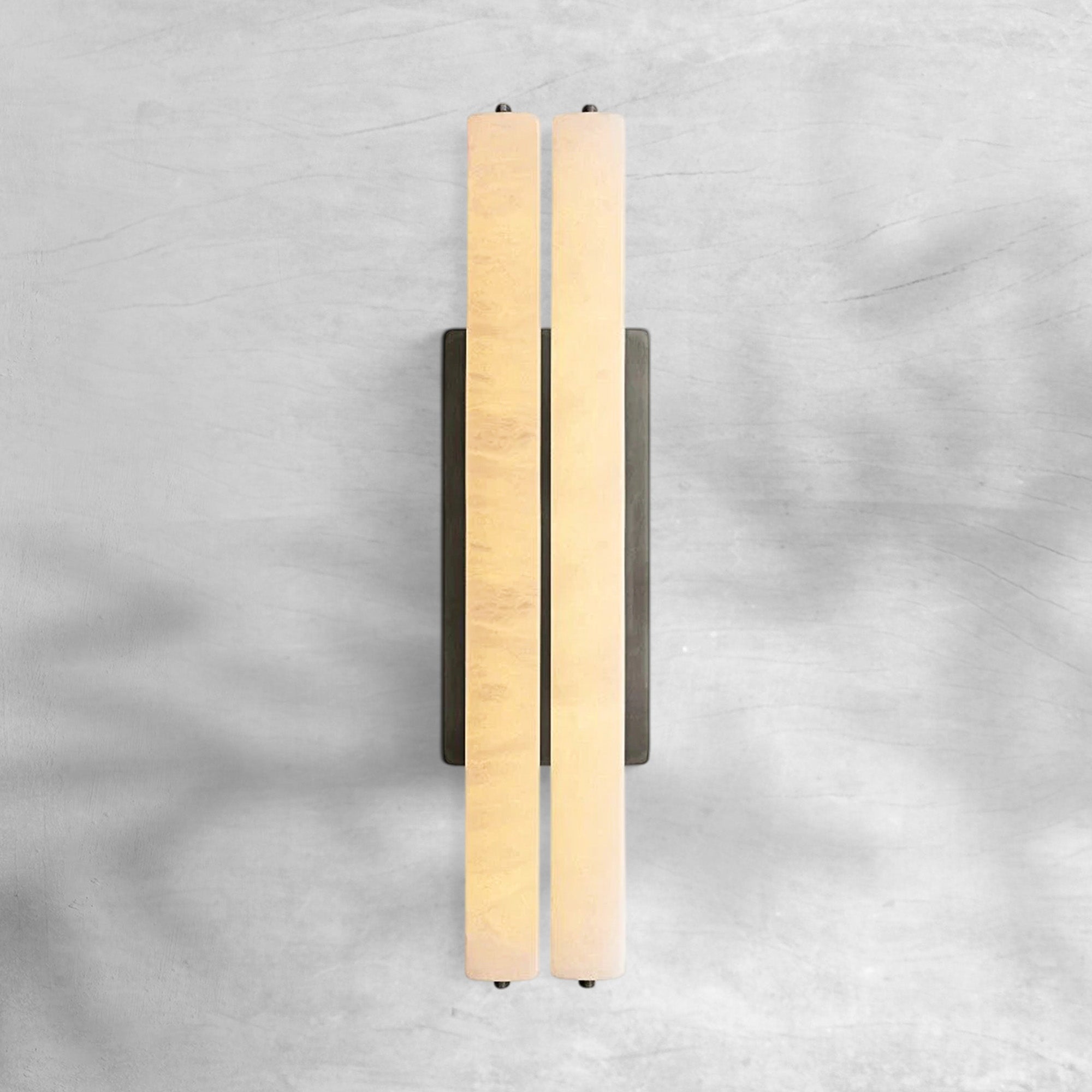 Aufz Alabaster Double Sconce