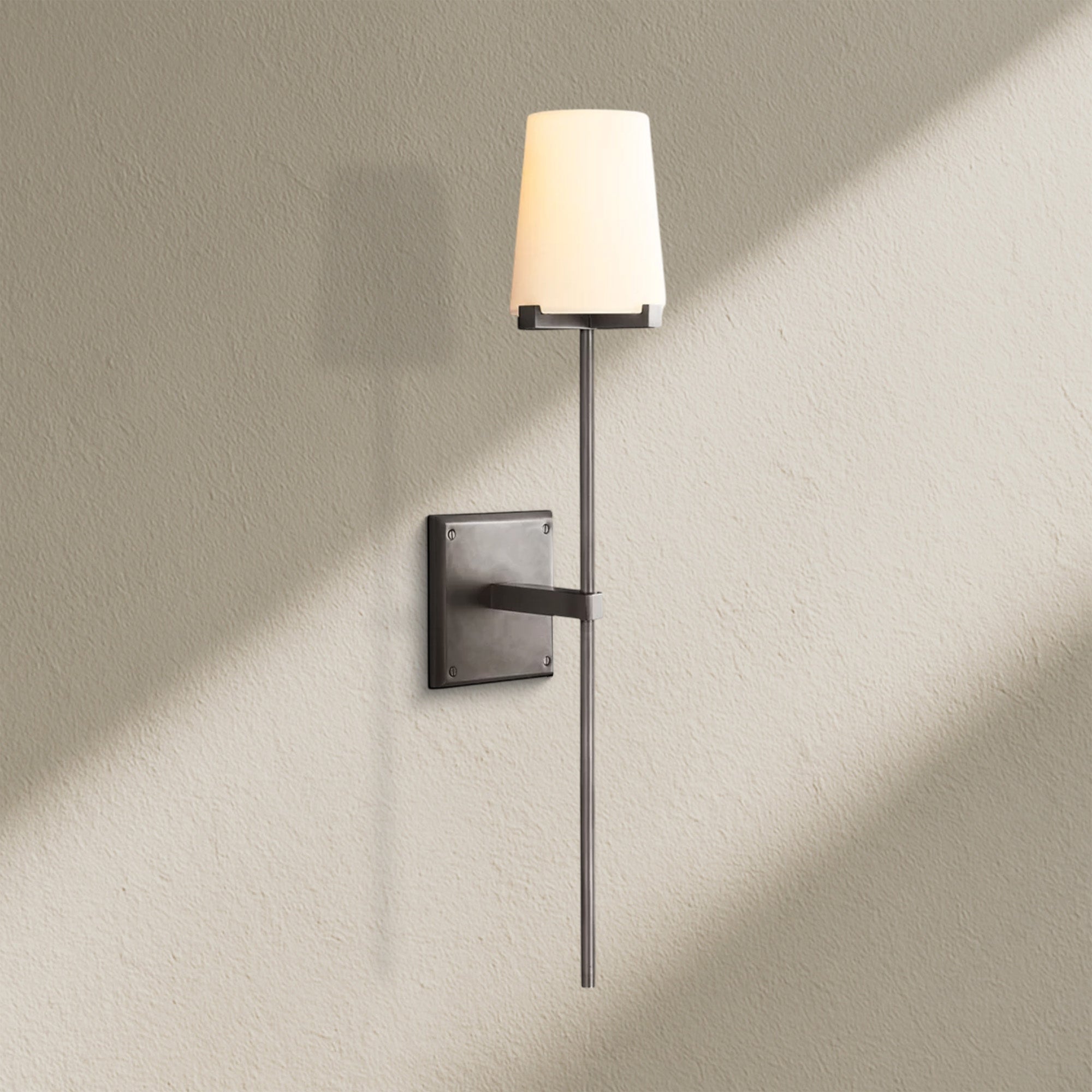 PAFZ Fabric Shade Torch Sconce