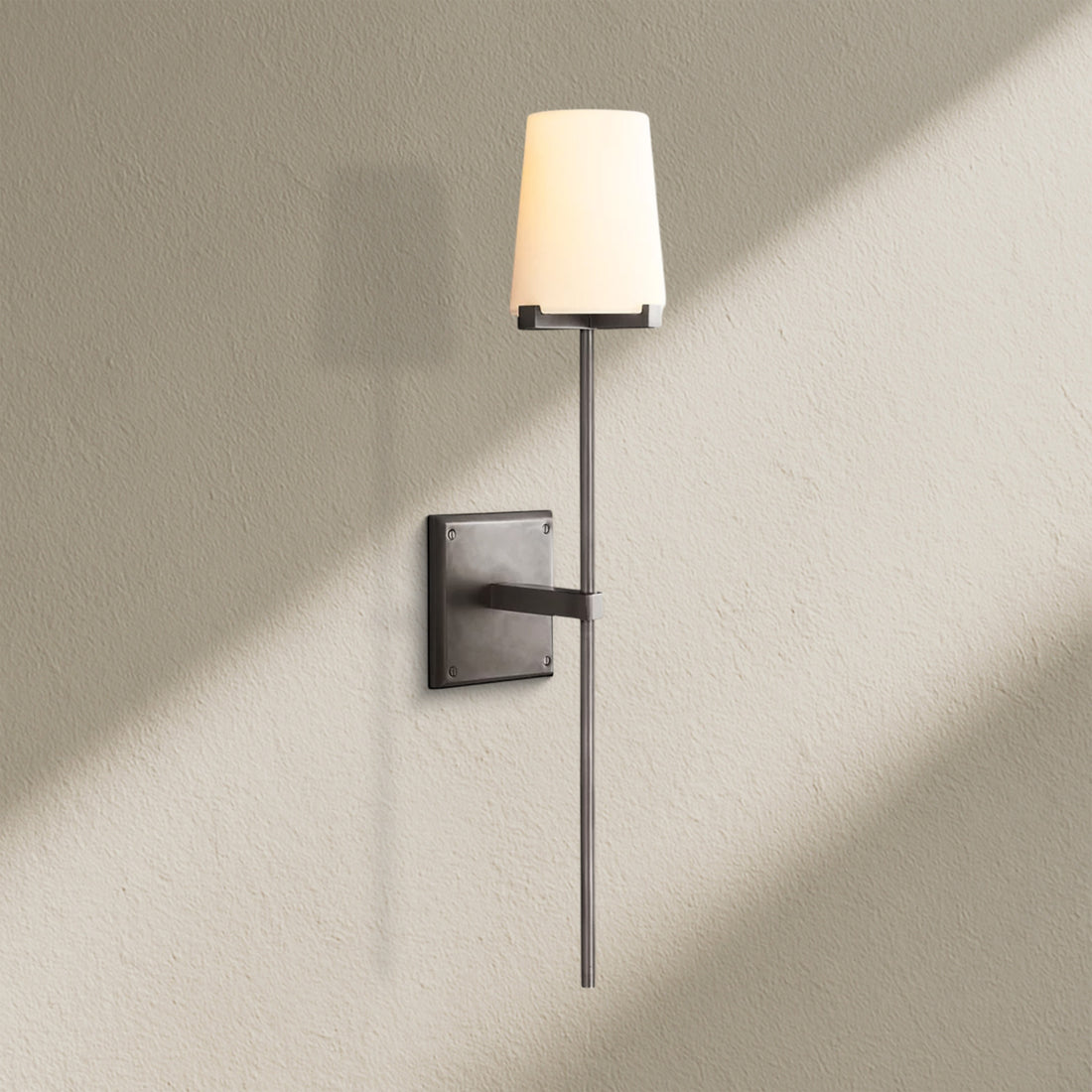 PAFZ Fabric Shade Torch Sconce