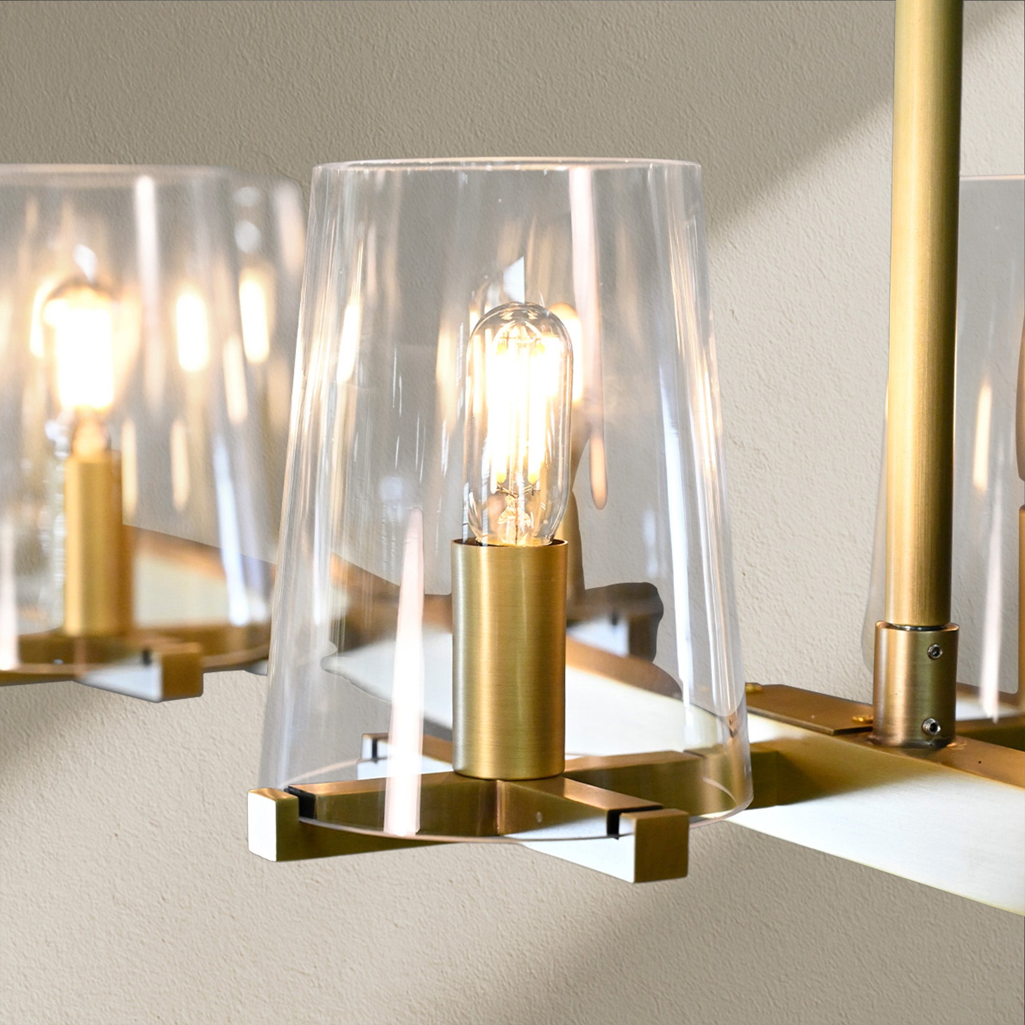 PAFZ Modern Linear Chandelier 49"60"