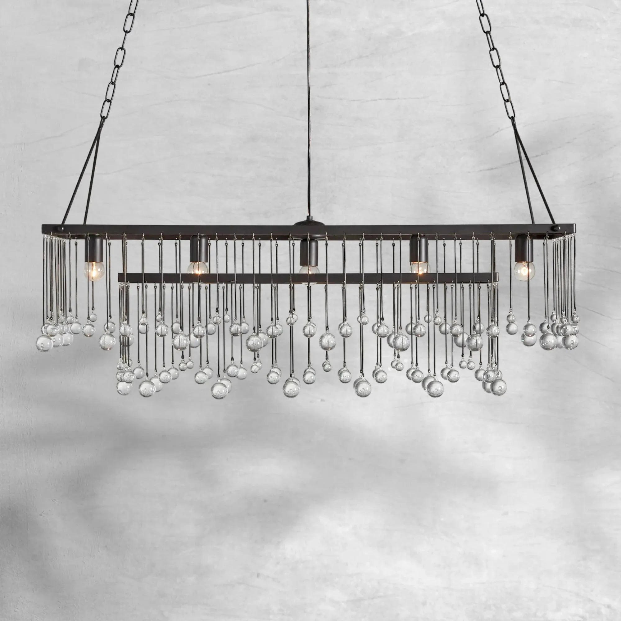 Aubrey Rectangular Chandelier 47''60''