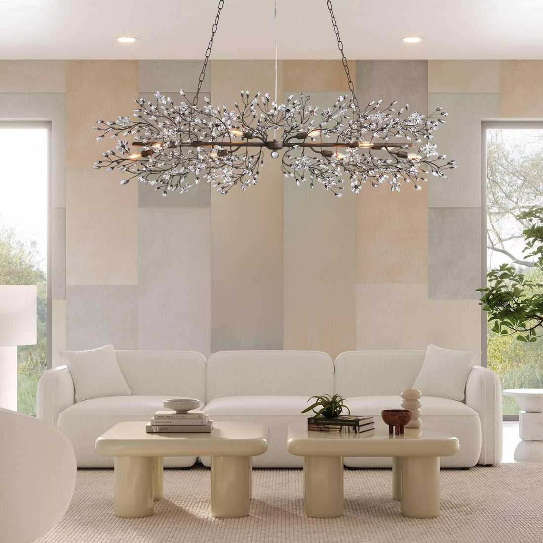 Fiore Linear Chandelier 43"51"68"