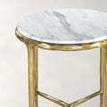 Thaddeus Marble Round Side Table 18