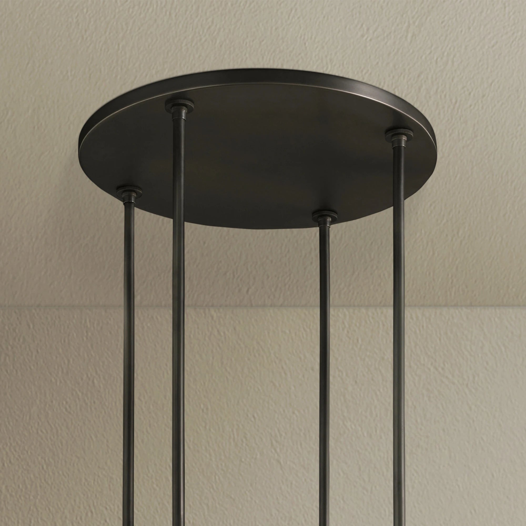 Ravfz Round Milk Glass Chandelier