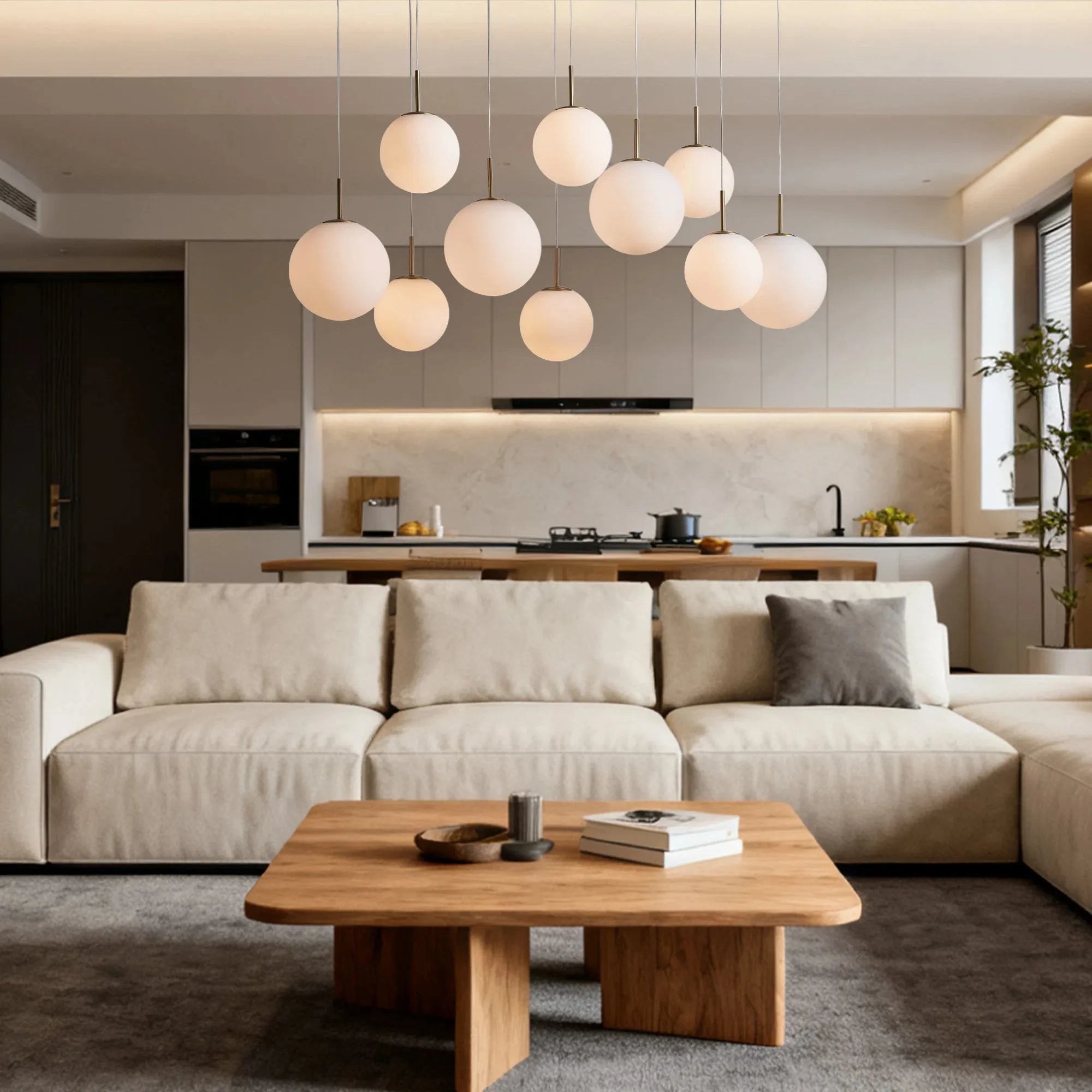 Casen Linear Chandelier 55'' 65''