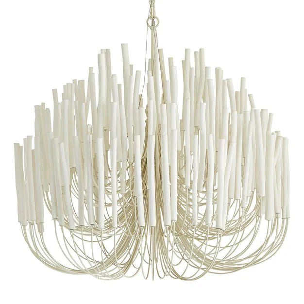 5/6 - Light Modern Branch Modeling Chandelier in White or Black for Stylish Interiors - 5 Lights / D21"*H29"WhiteWarm LightJoyfuzzy