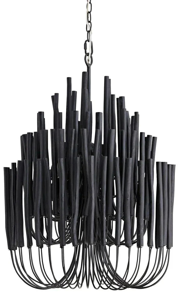 5/6 - Light Modern Branch Modeling Chandelier in White or Black for Stylish Interiors - 5 Lights / D21"*H29"WhiteWarm LightJoyfuzzy