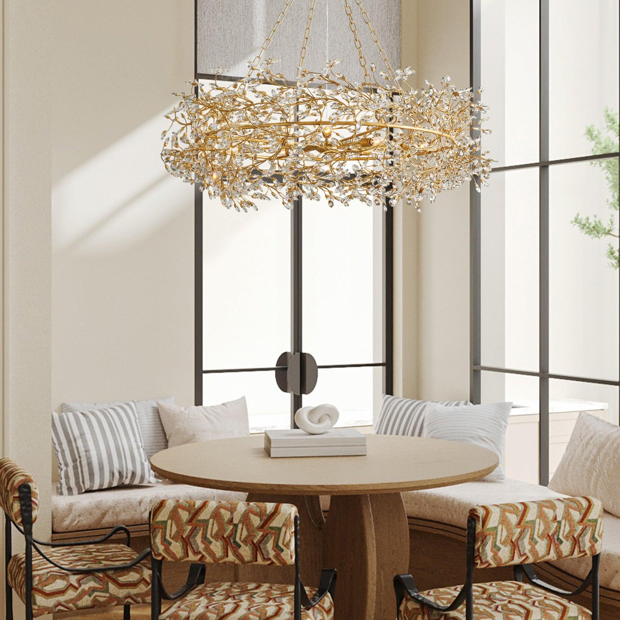 Fiore Crown Chandelier 39" 48" 60"