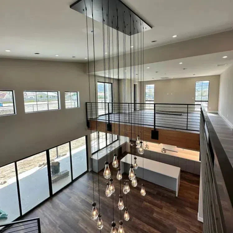 RAFZ Glass Linear Chandelier 72"
