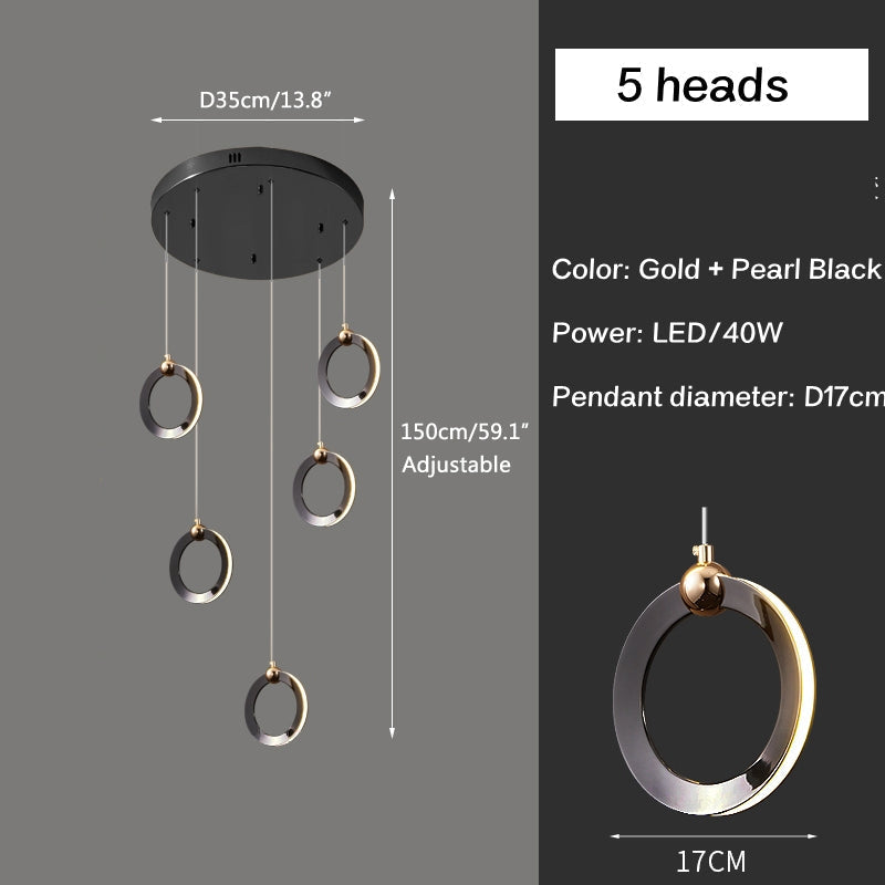 Joyfuzzy Nordic LED Ceiling Chandelier