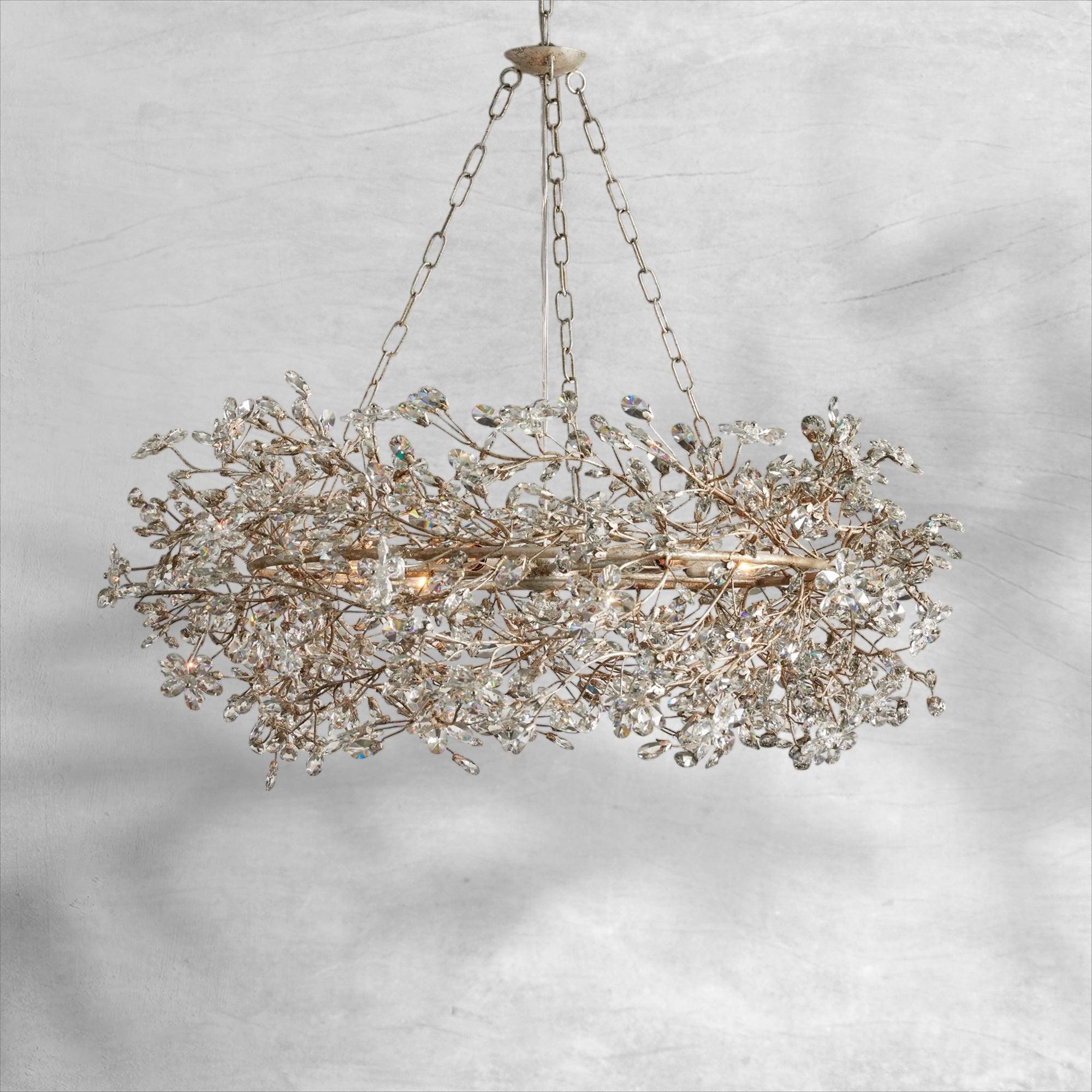Fiore Crown Chandelier 39" 48" 60"