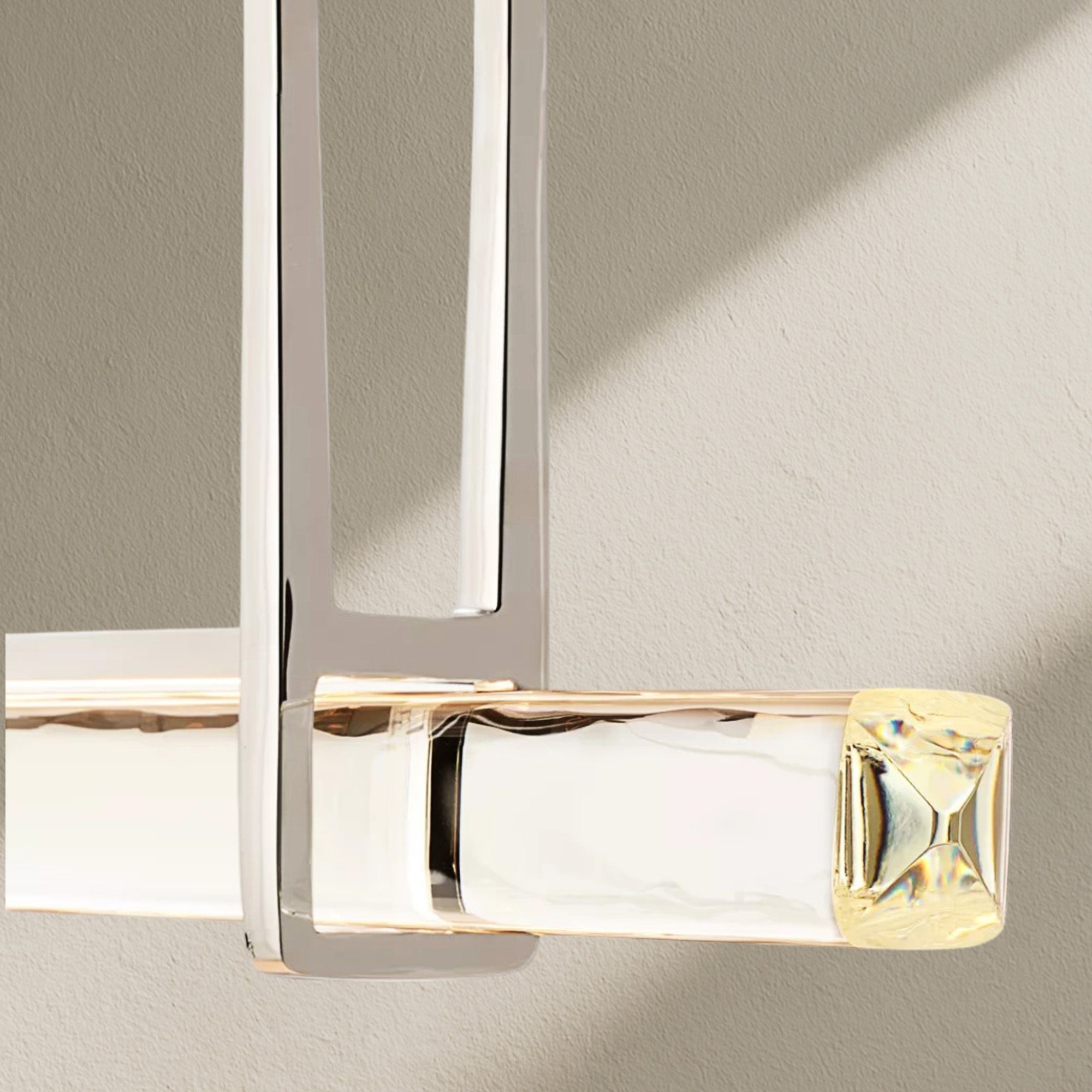 Aufz Crystal Single Bar Linear Chandelier