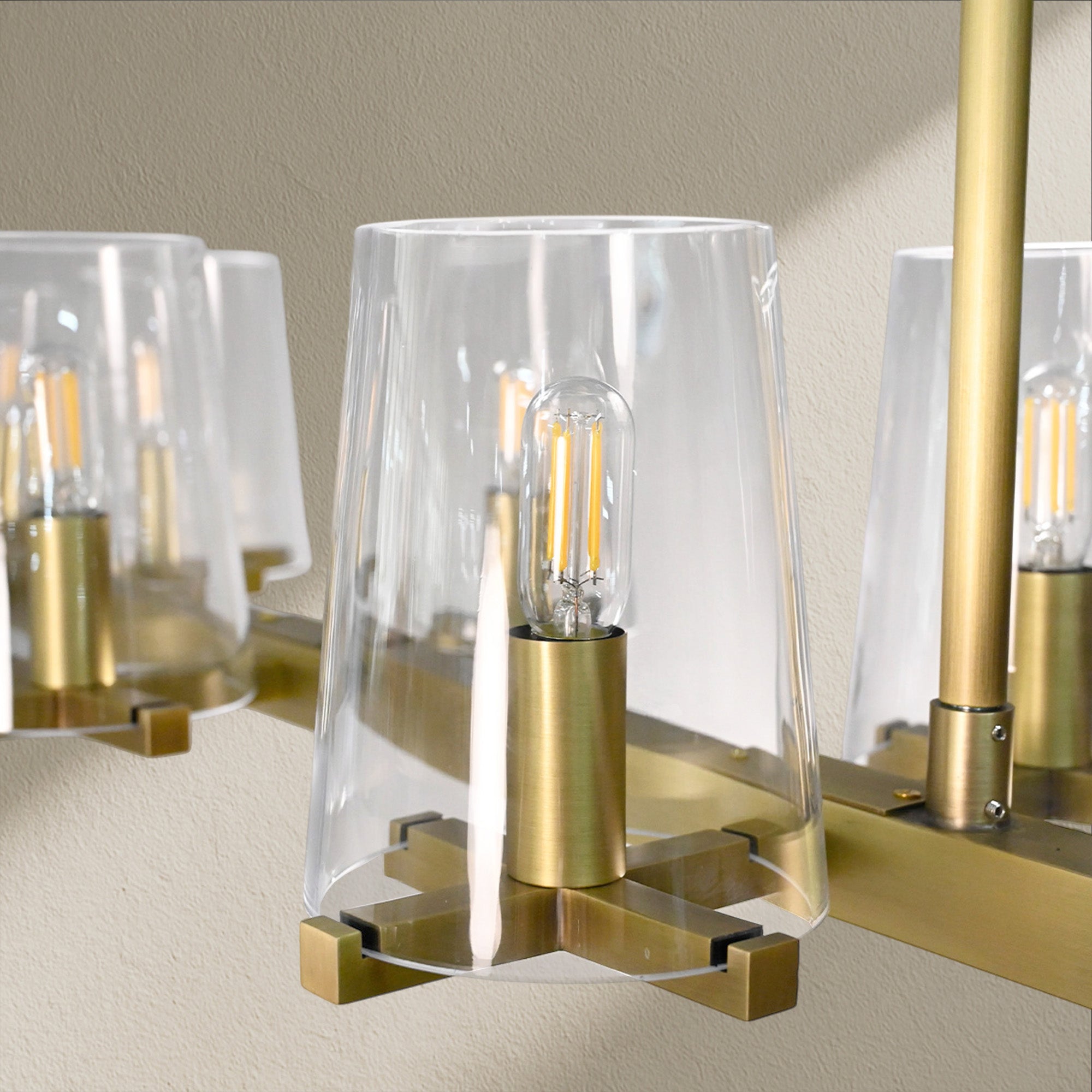 PAFZ Modern Linear Chandelier 49"60"