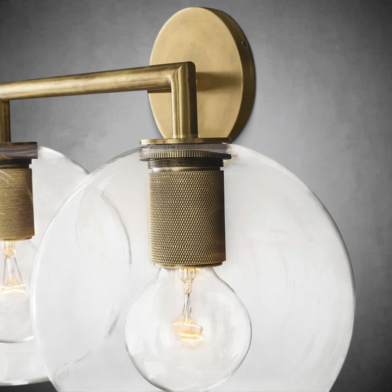 Utifz Globe Shade Double Sconce