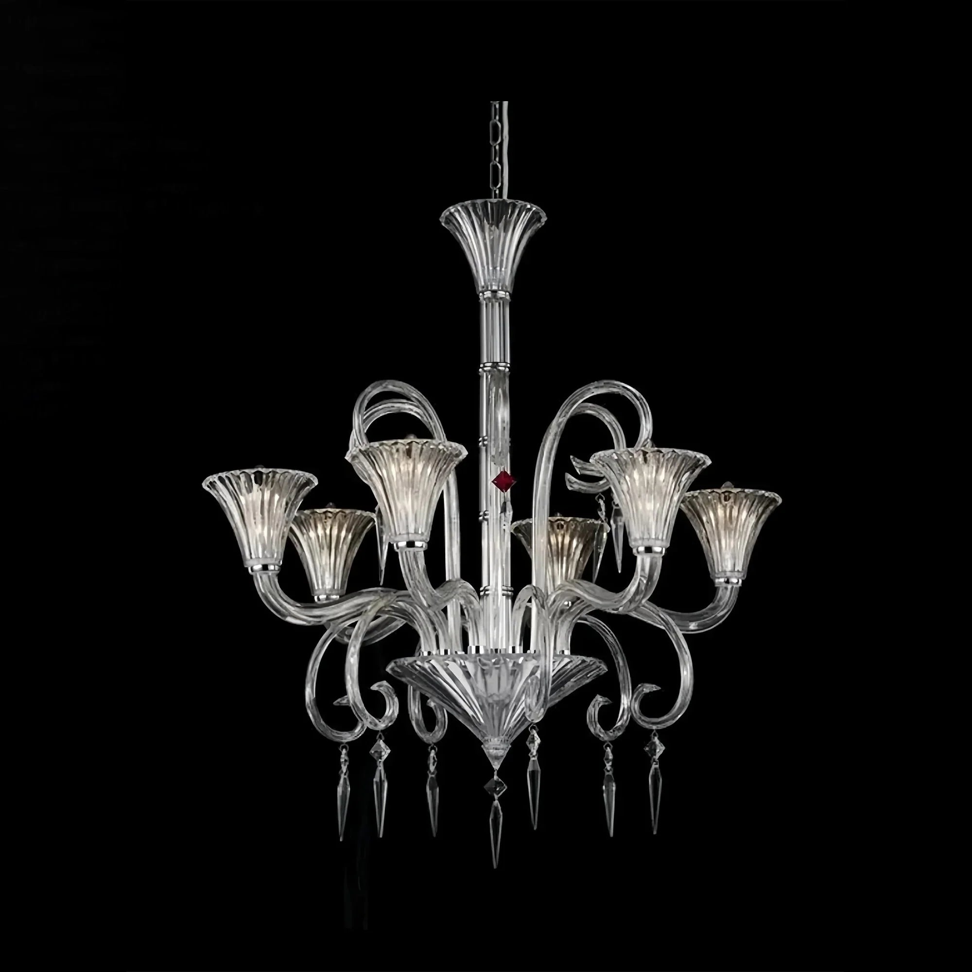 6 Lights Heritage Crystal Lighting - Joyfuzzy
