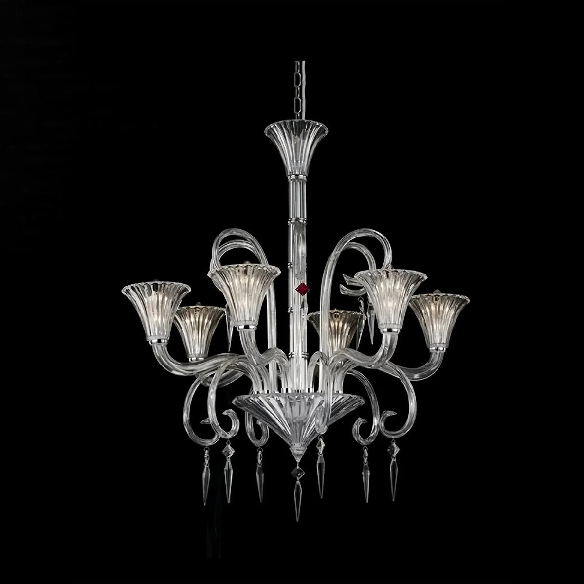 6 Lights Heritage Crystal Lighting - Joyfuzzy