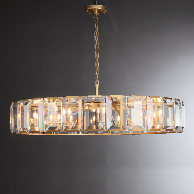 Harfz Crystal Round Chandelier 60"