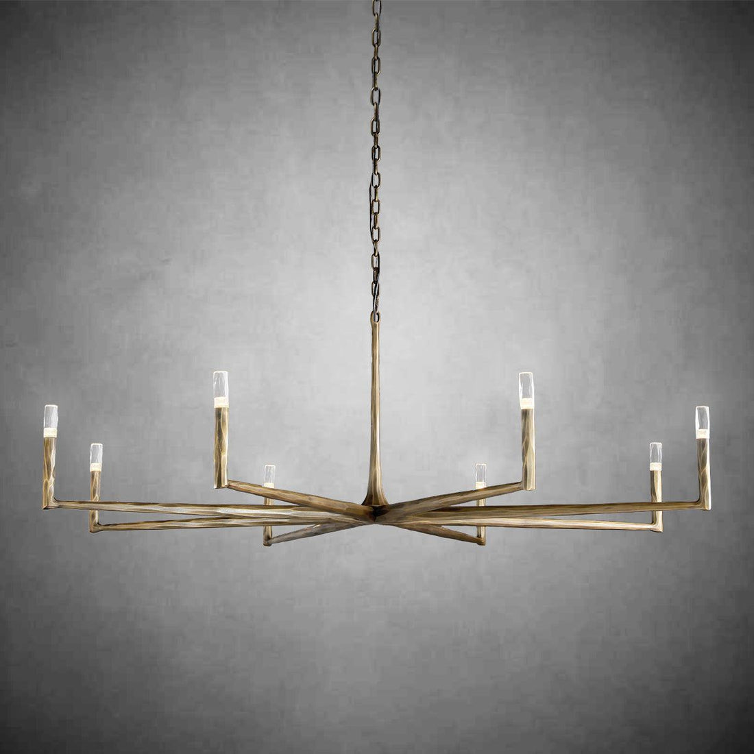 Thaddeas Forged Round Chandelier 36" 48” 60” 72”