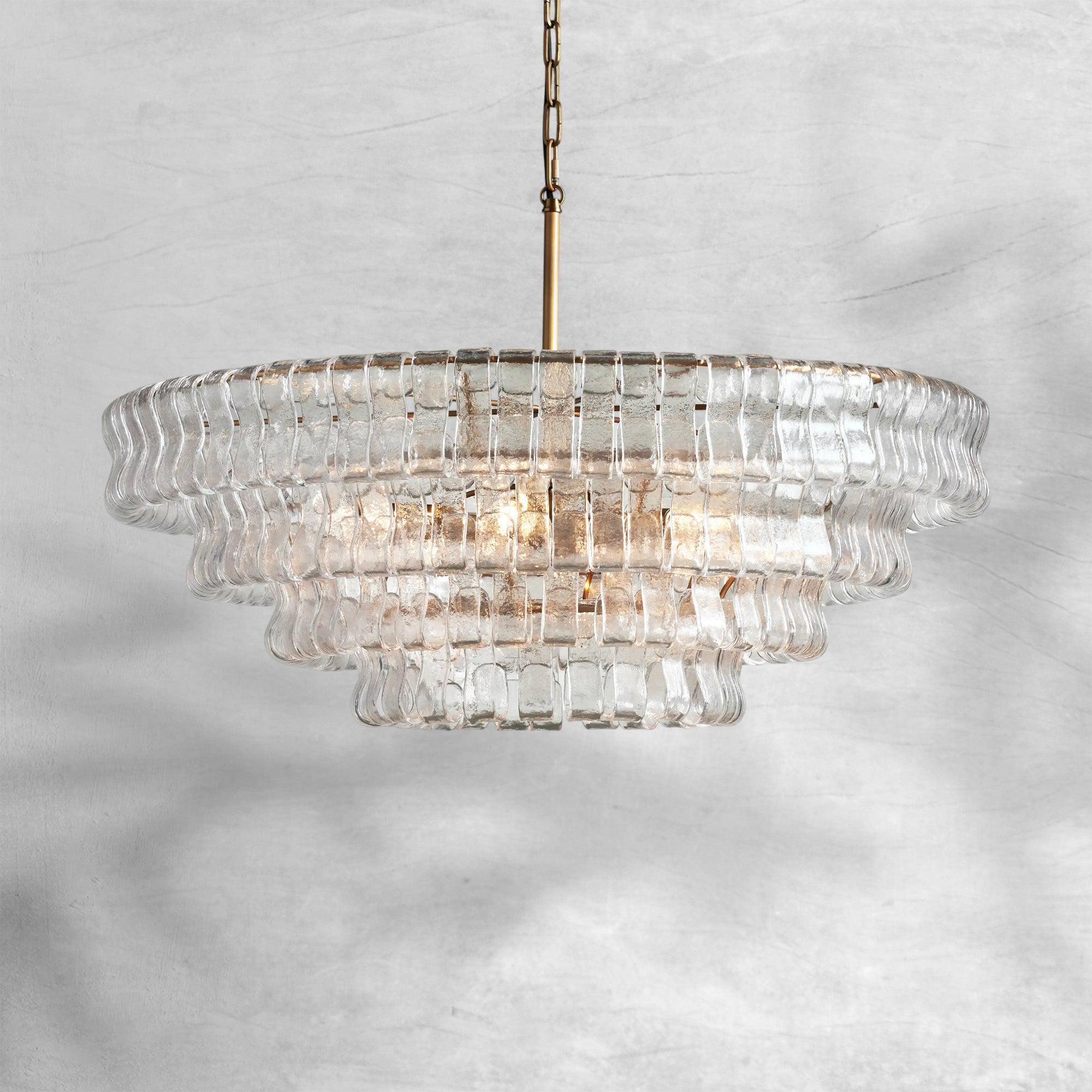 Ghiaccio Round Chandelier 24"36"48"60"