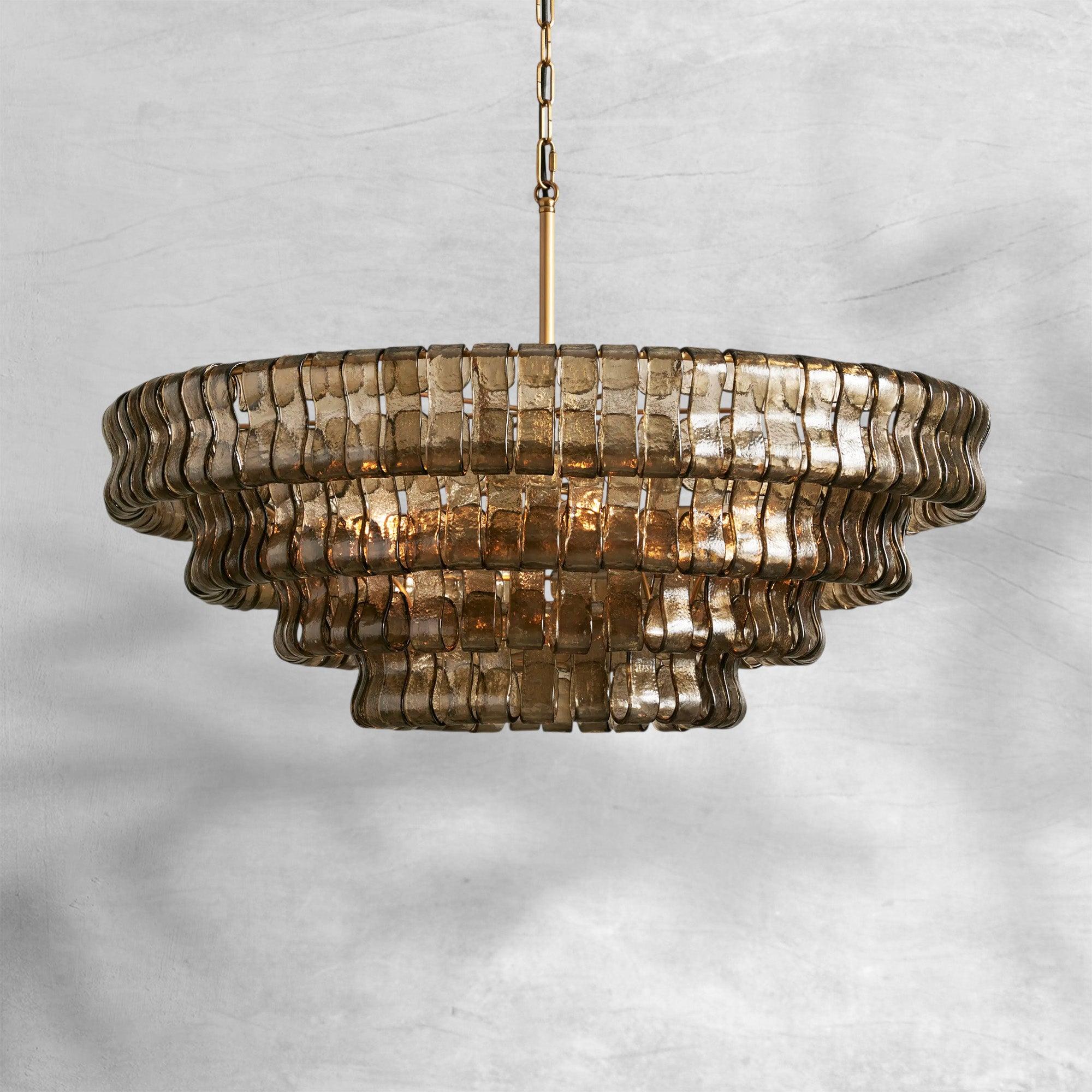 Ghiaccio Round Chandelier 24"36"48"60"