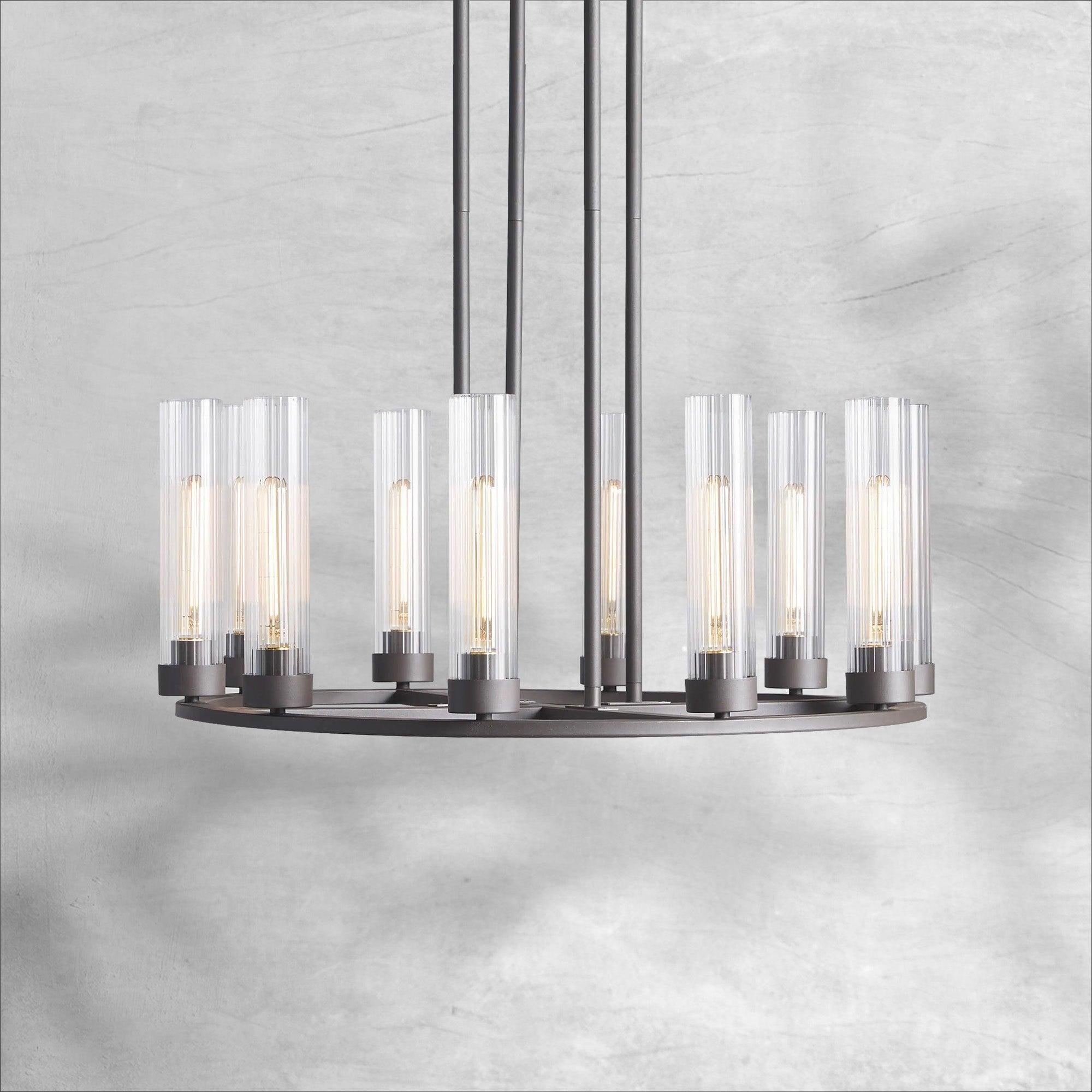 Andreas Round Chandelier 10/12 Light