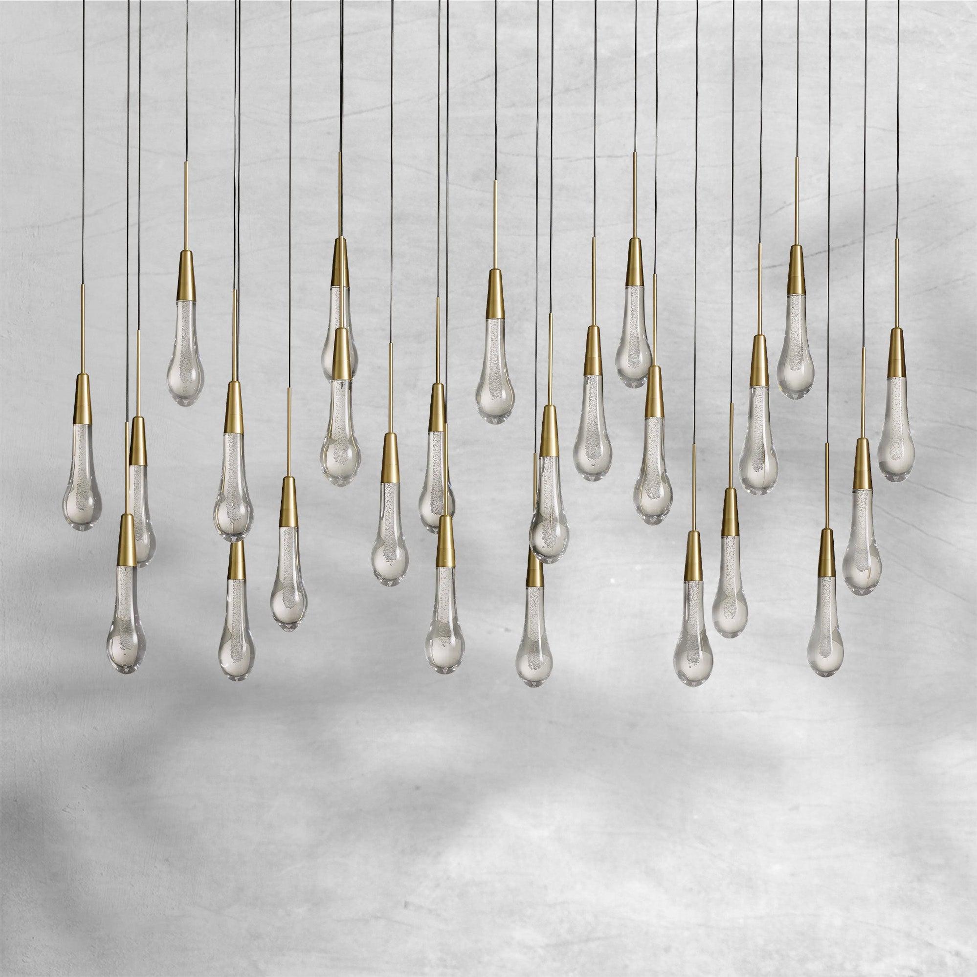 Soltaire Linear Chandelier 37"50"70"87"120"