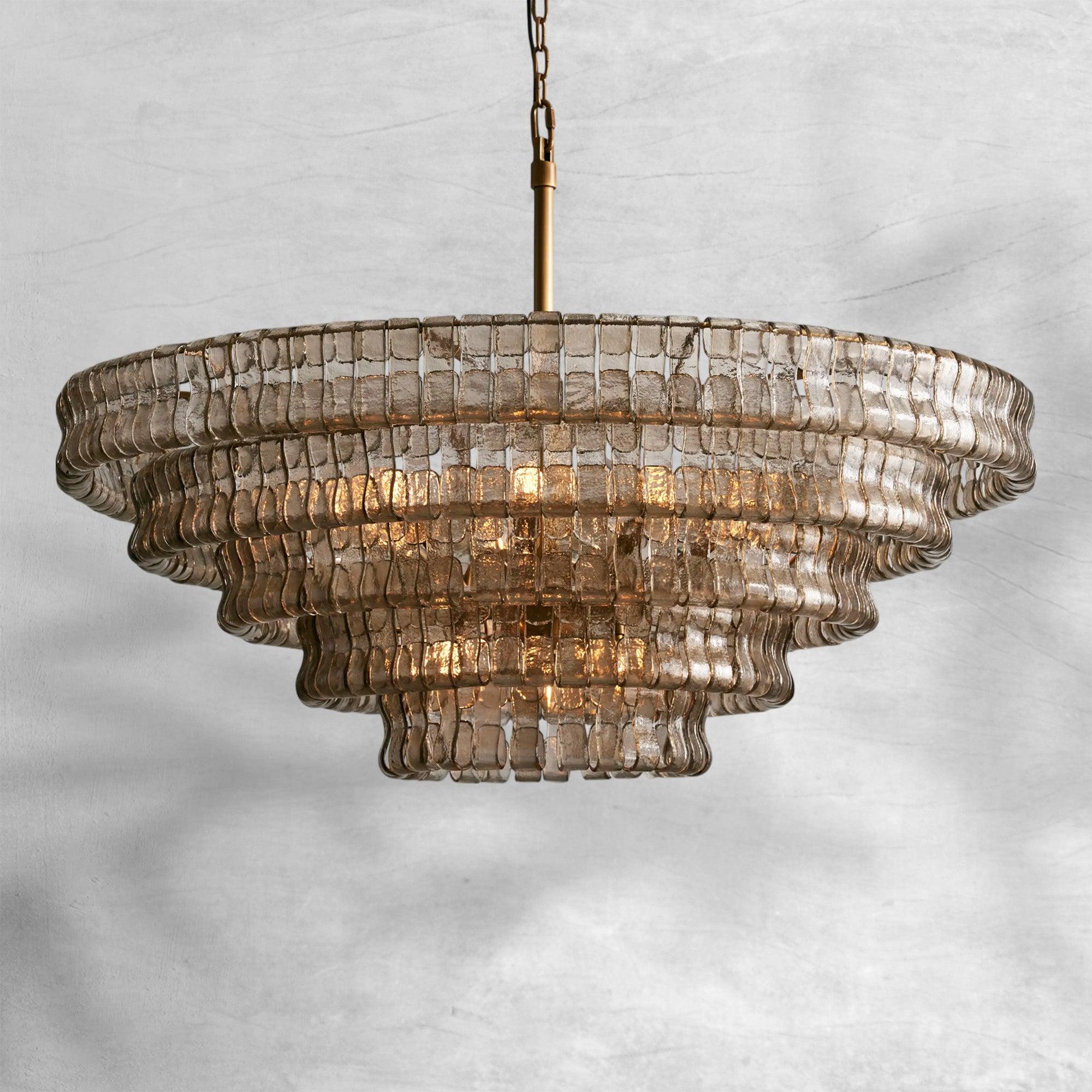 Ghiaccio Round Chandelier 24"36"48"60"