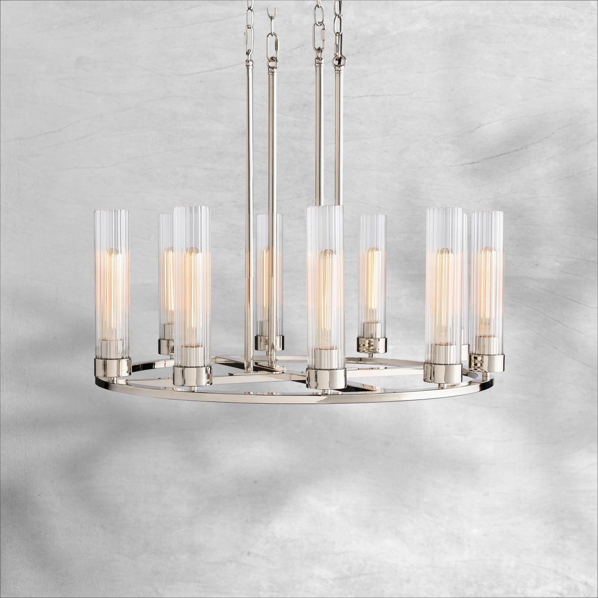 Andreas Round Chandelier 10/12 Light