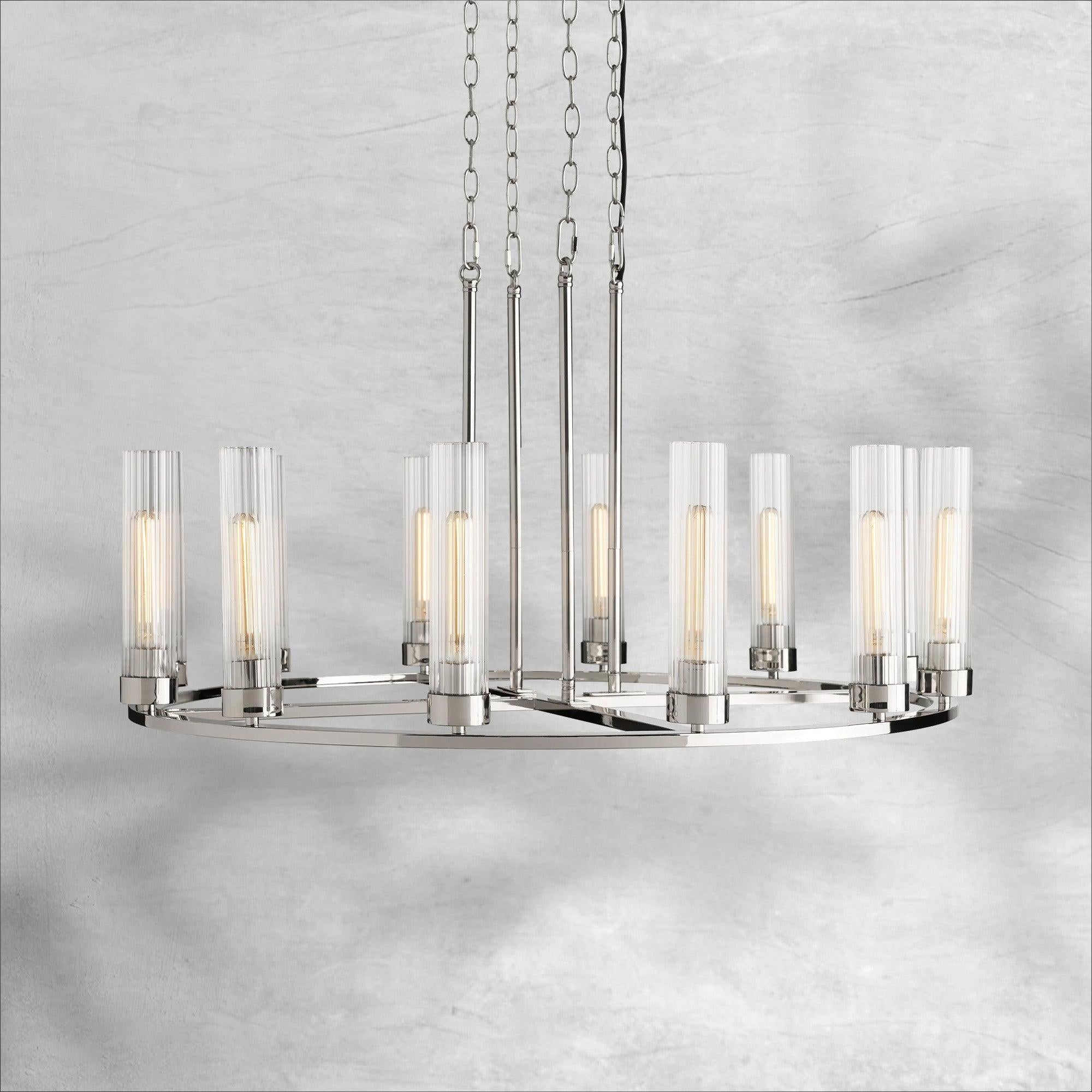 Andreas Round Chandelier 10/12 Light