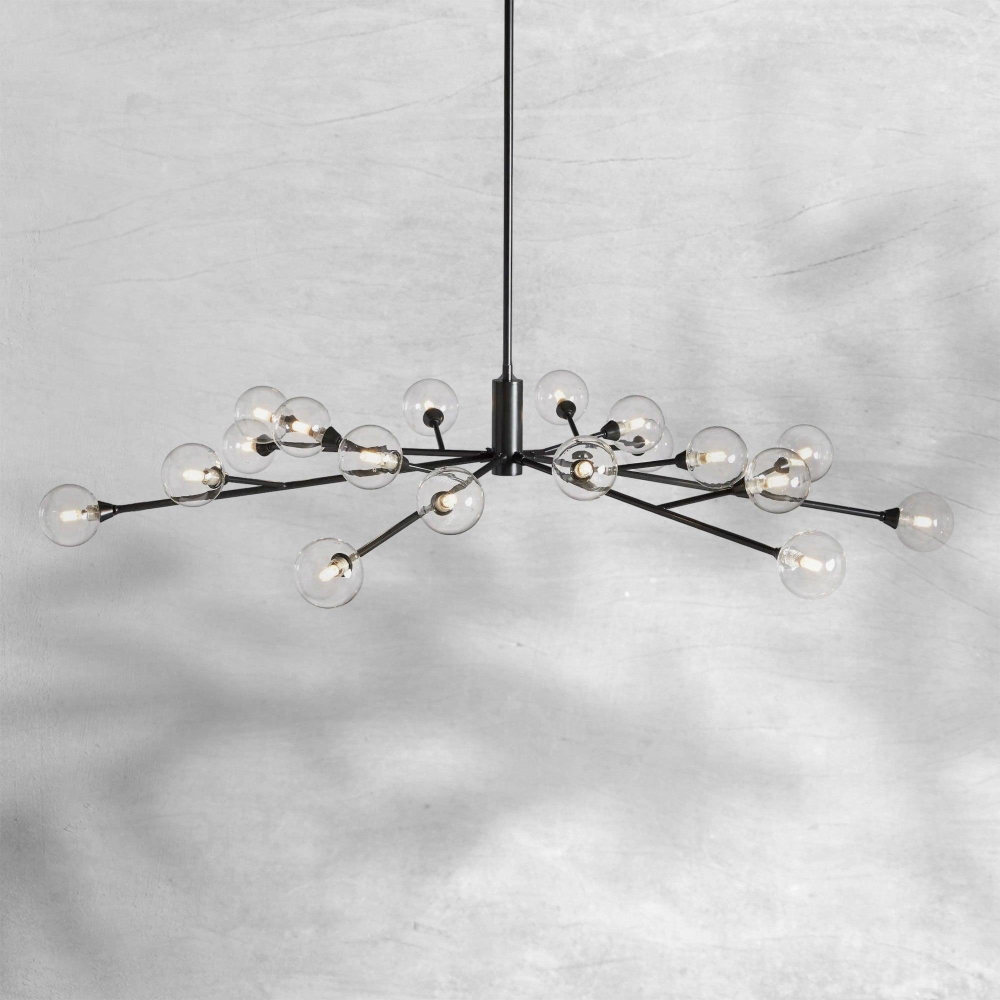 Apollo Round Chandelier 36"47"59"