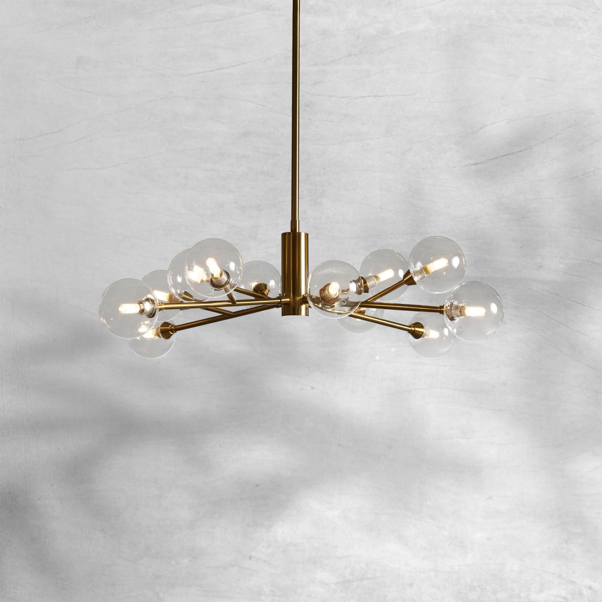 Apollo Round Chandelier 36"47"59"