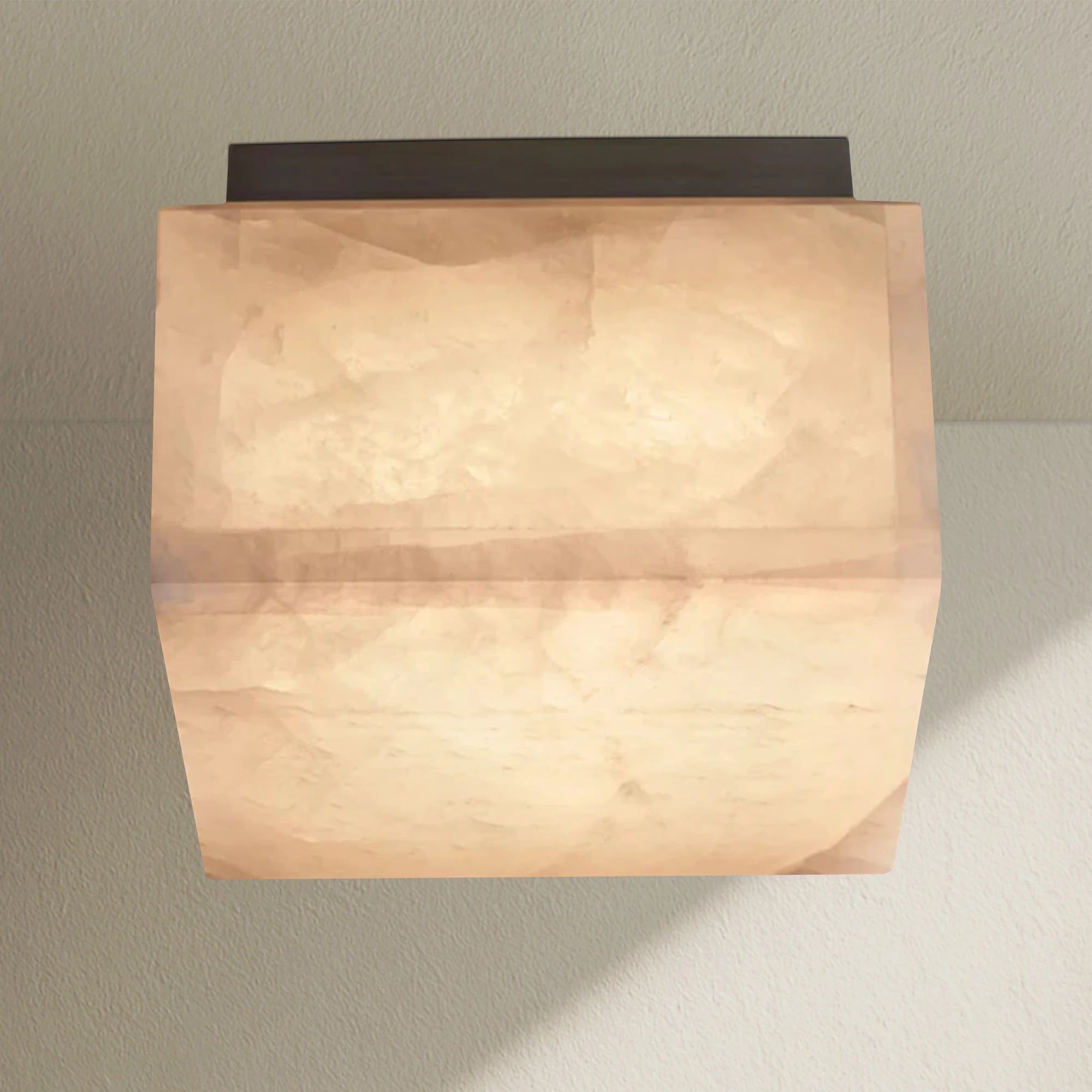 Rivfz Calcite Square Flushmount 6"10"14"