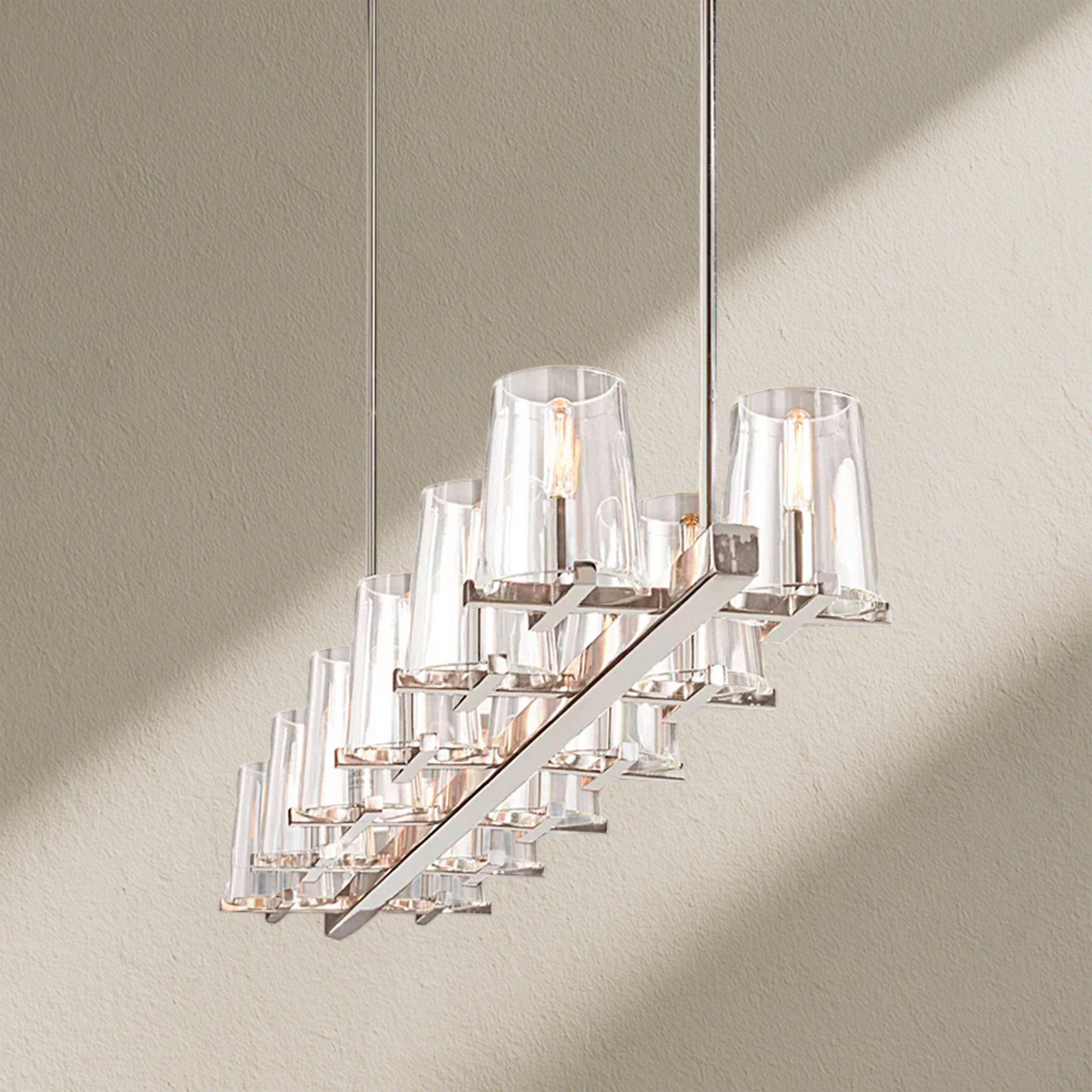 PAFZ Modern Linear Chandelier 49"60"