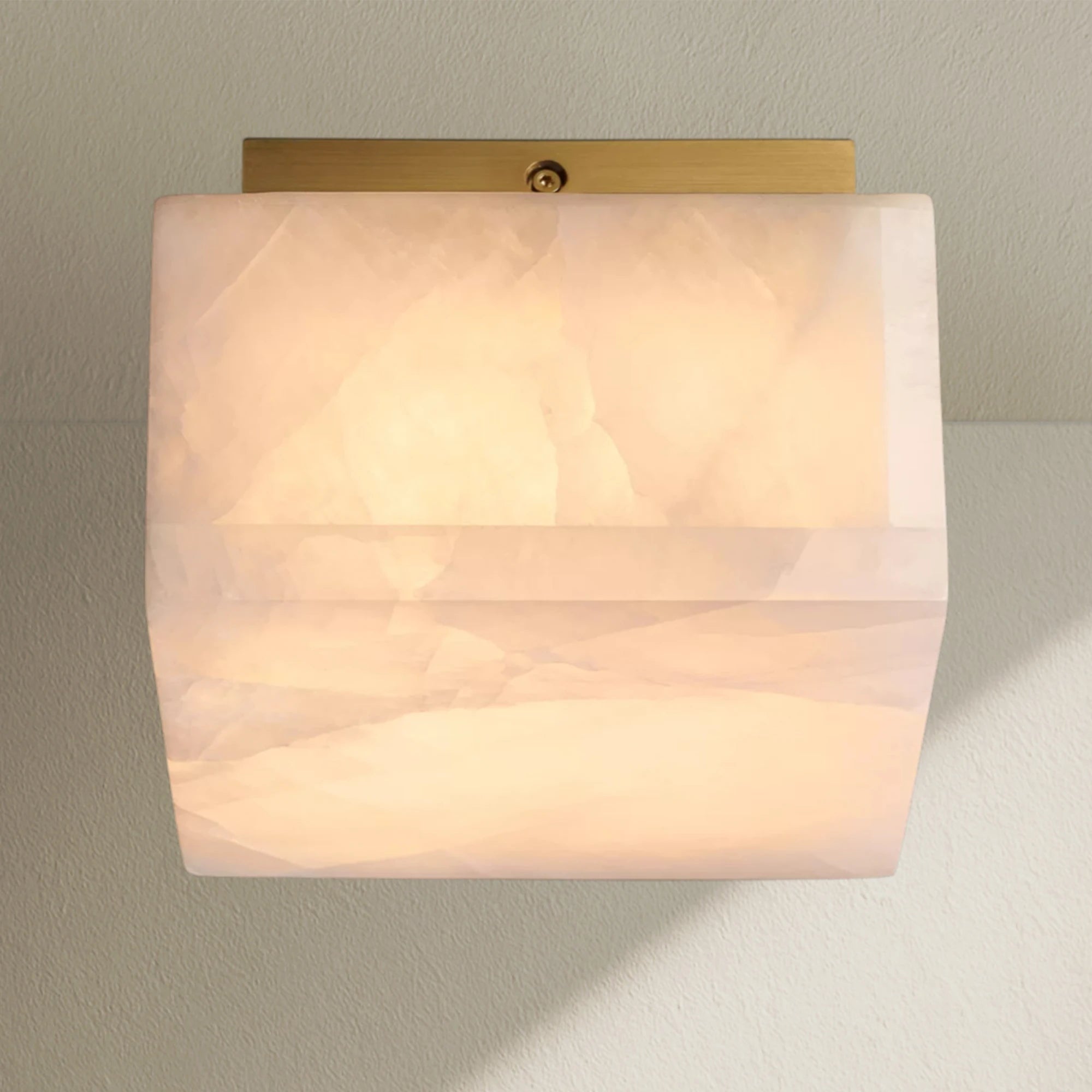 Rivfz Calcite Square Flushmount 6"10"14"