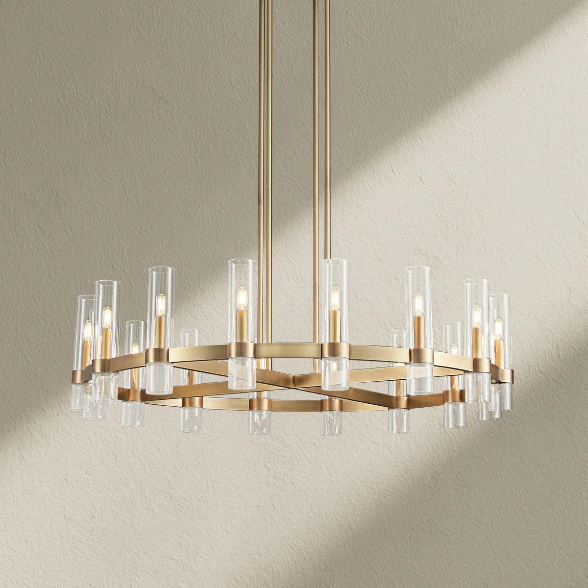 Lavefz Round Chandelier 48"
