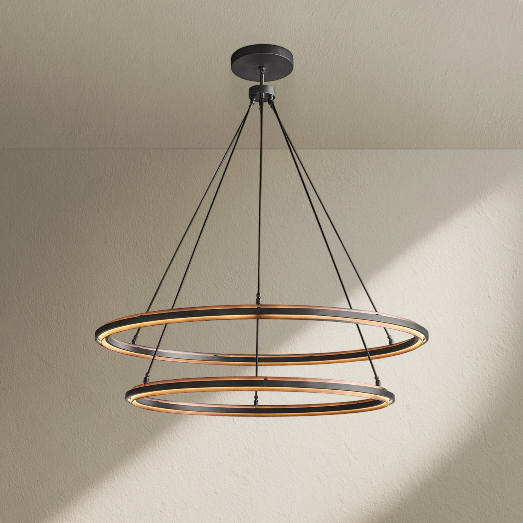Perfz Two-Tier Round Chandelier 60"