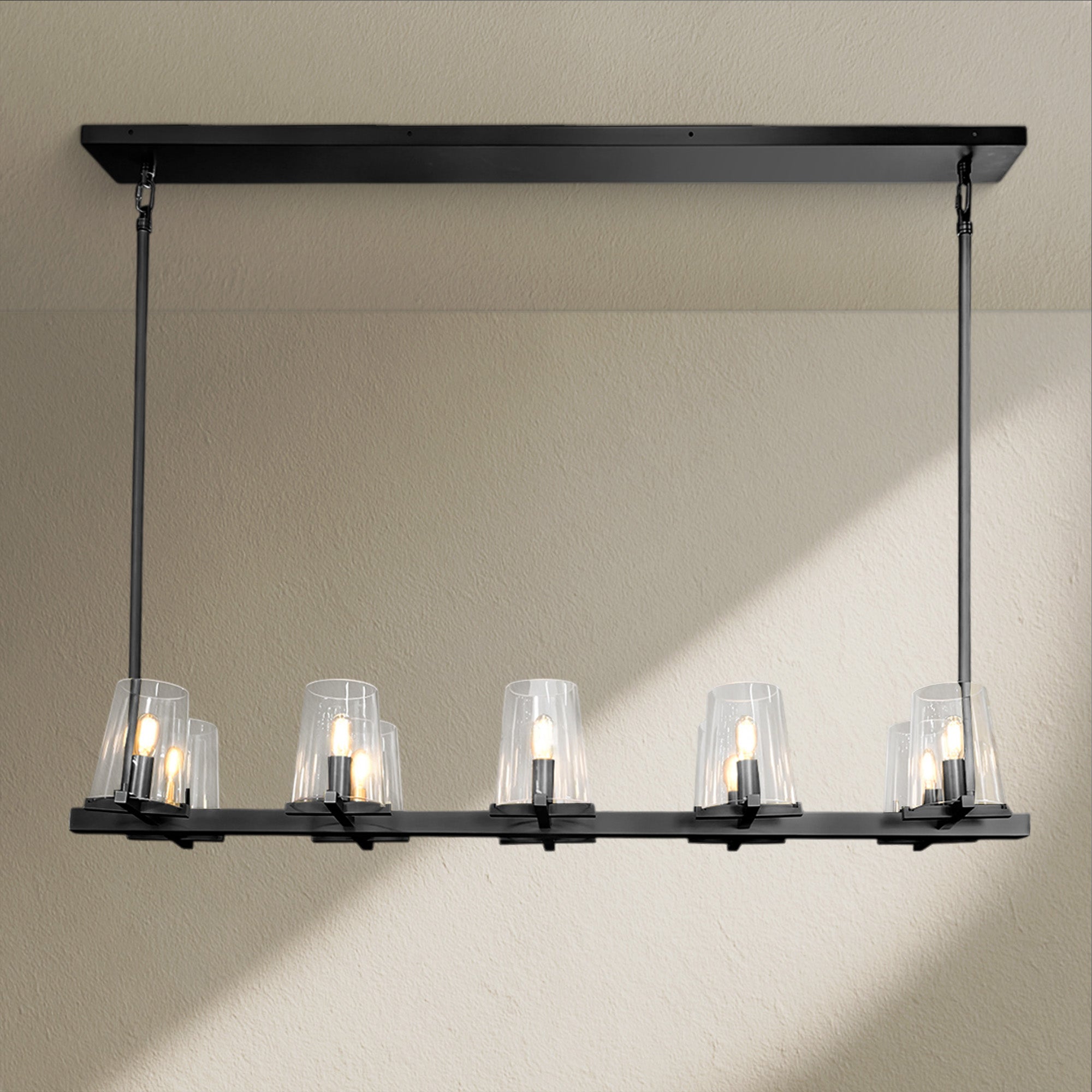 PAFZ Modern Linear Chandelier 49"60"